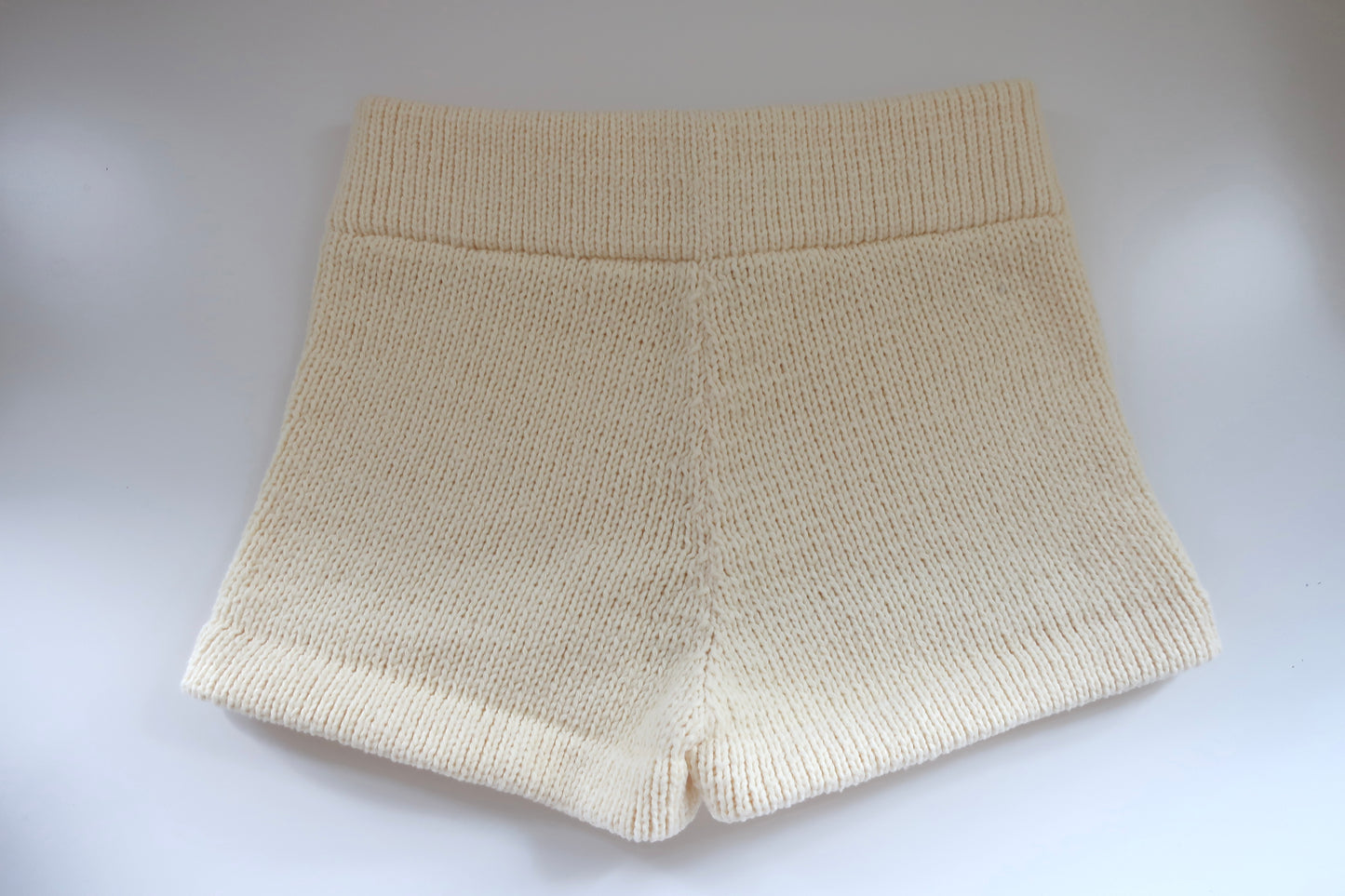 Micro Knit Shorts Butter Yellow